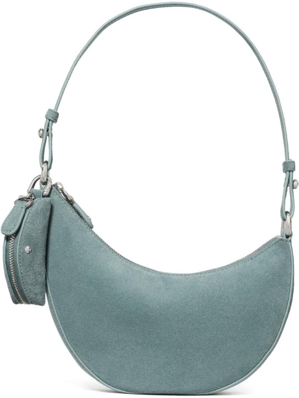 Women's Sea Suede Duo Crinkle Metallic Leather Mini Shoulder Crossbody Bags